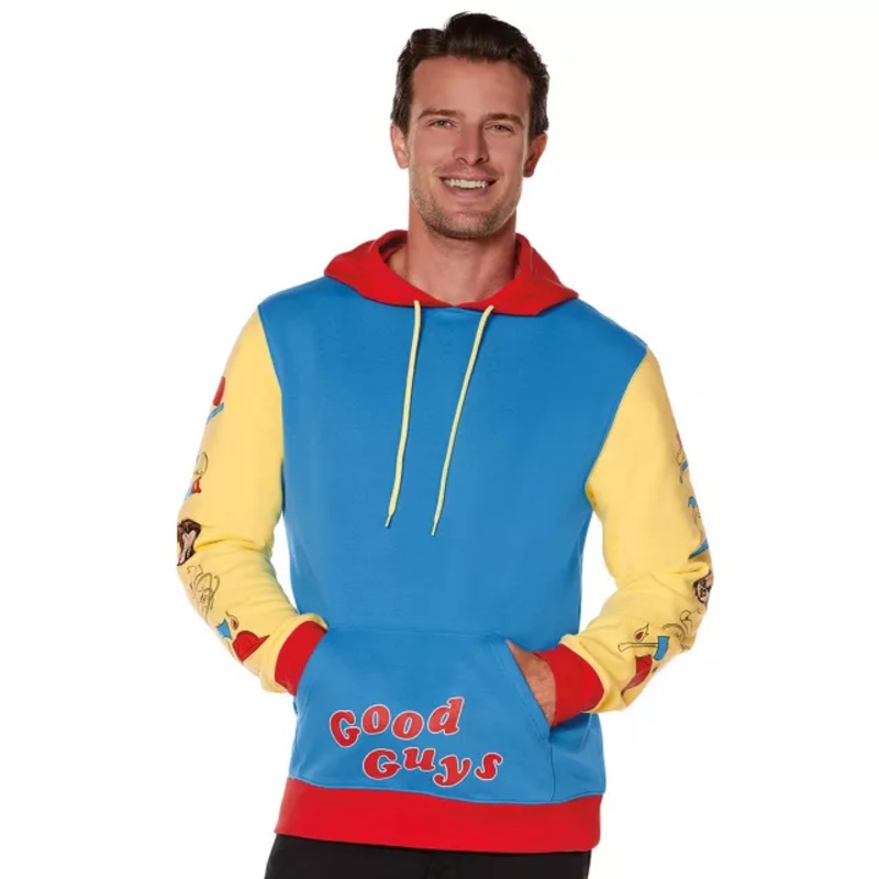 Adult Good Guys Hoodie - Chucky MULTI-COLOR ADULT MEDIUM