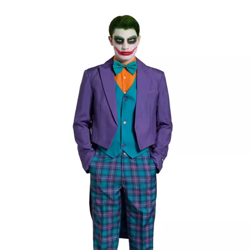 Adult The Joker Classic Tailcoat Suit - Batman PURPLE ADULT MEDIUM