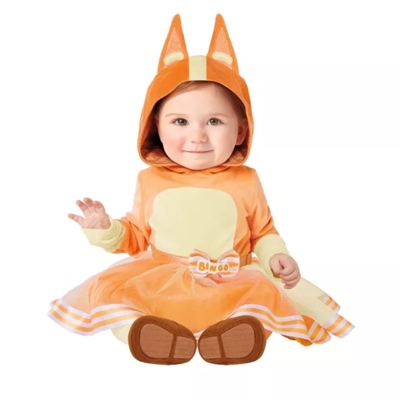 Baby Bingo Dress Costume - Bluey ORANGE 0 TO 6 MONTHS