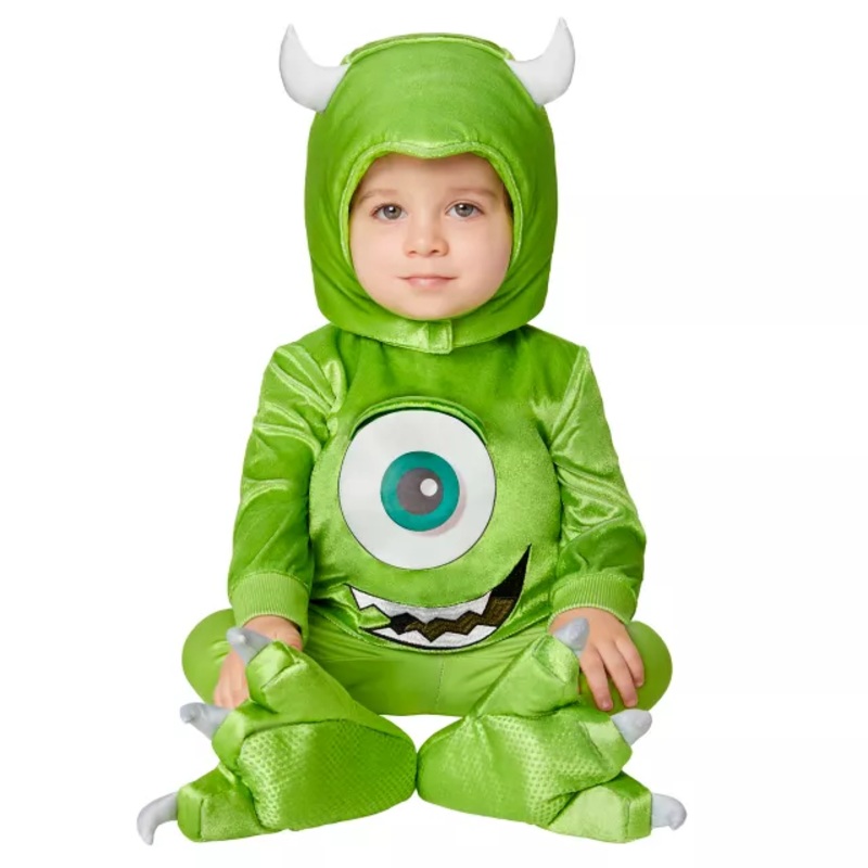 Baby Mike Wazowski Costume - Monsters Inc. GREEN 0 TO 6 MONTHS