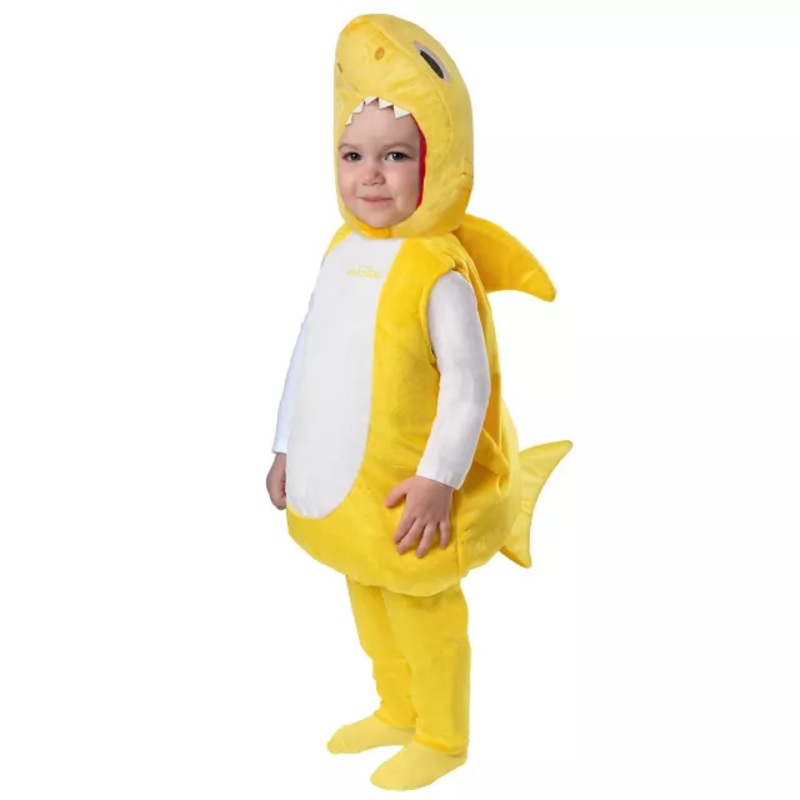Baby Shark Costume YELLOW 0 TO 6 MONTHS