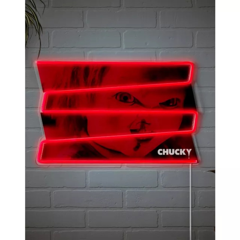 Chucky Neon LED Light-Up Sign RED