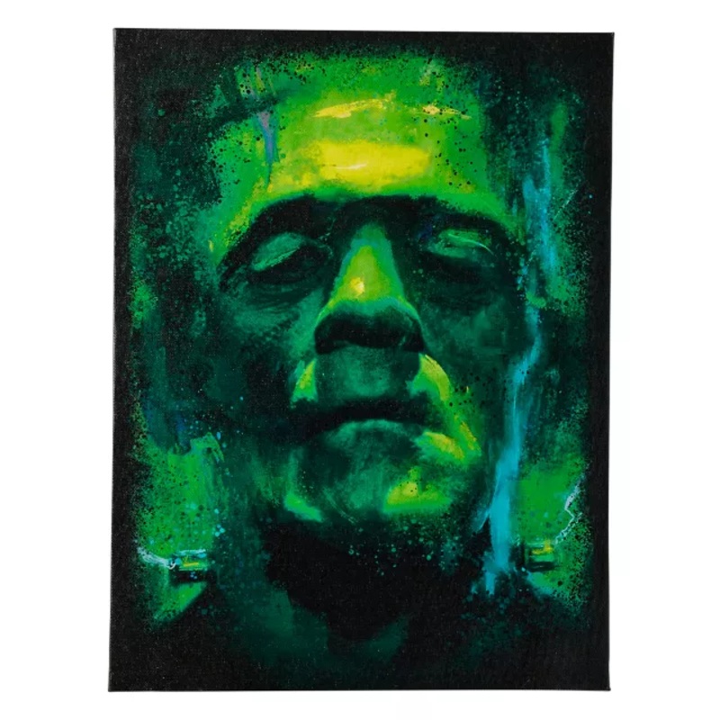 Frankenstein Portrait Canvas - Universal Monsters MULTI-COLOR 16 INCH