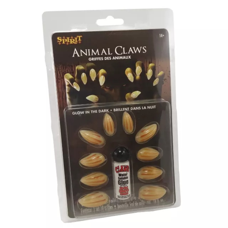 Glow in the Dark Claws Press On Nails GLOW IN THE DARK No Size