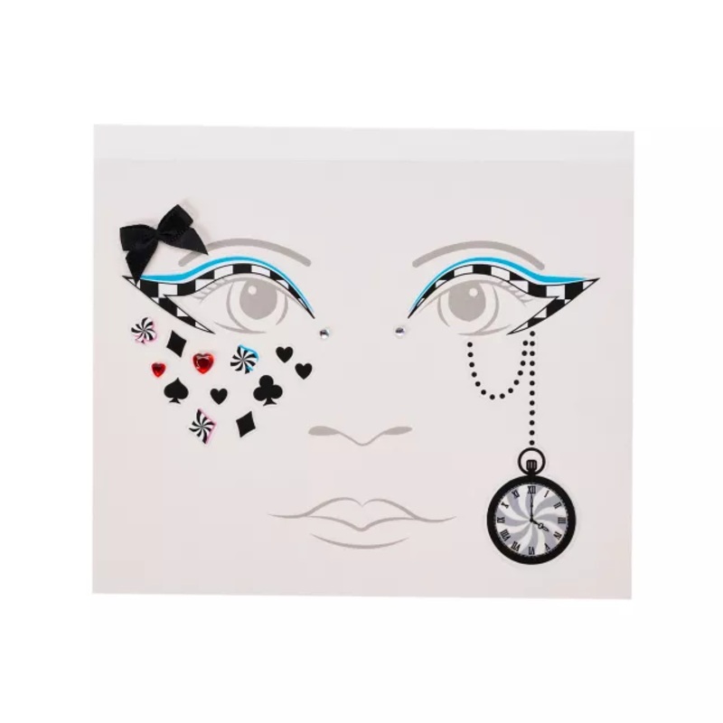 Kids Alice Face Decal BLACK AND  BLUE