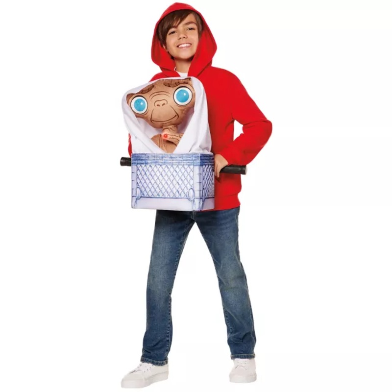 Kids Elliot with Light-Up E.T. Costume - E.T. the Extra-Terrestrial RED CHILD SMALL