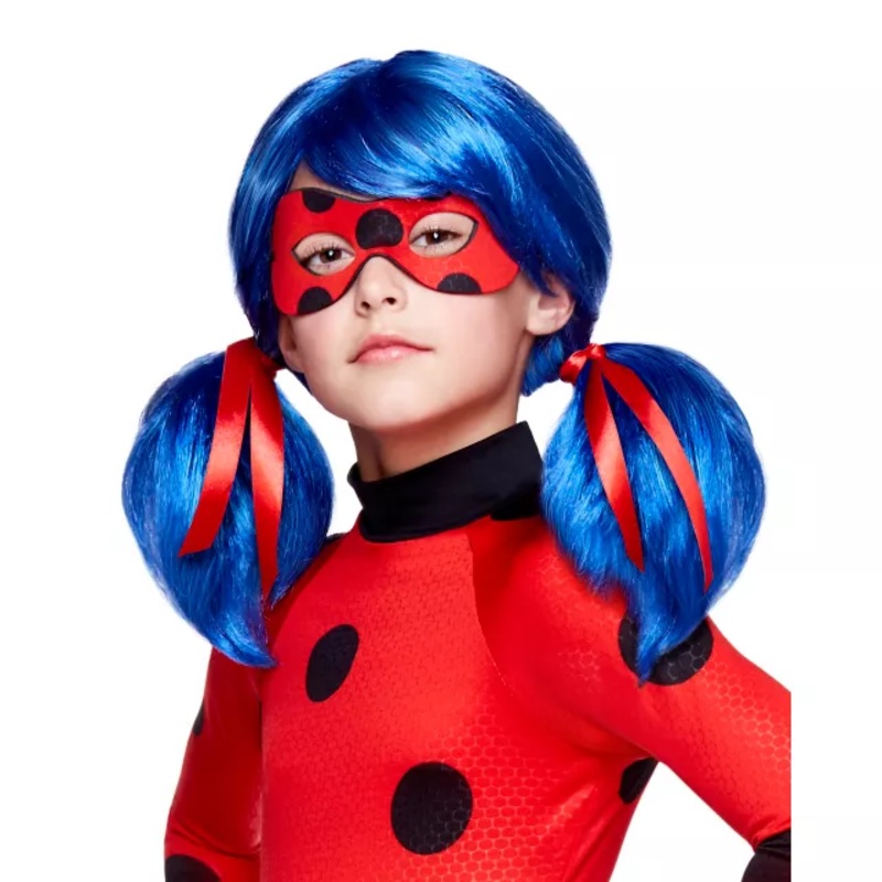 Kids Miraculous Ladybug Wig BLUE CHILD ONE SIZE