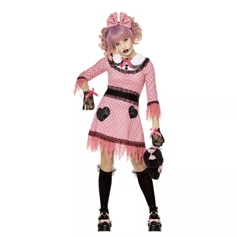 Kids Pink Doll Costume PINK CHILD EXTRA SM