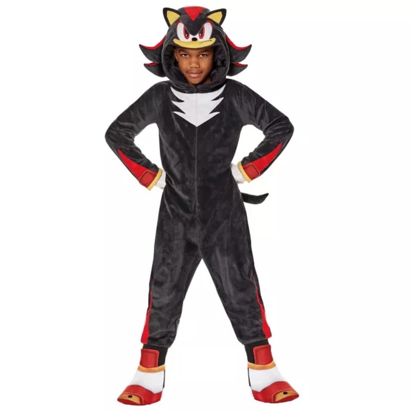 Kids Shadow Jumpsuit Costume - Sonic the Hedgehog GRAY CHILD EXTRA SM
