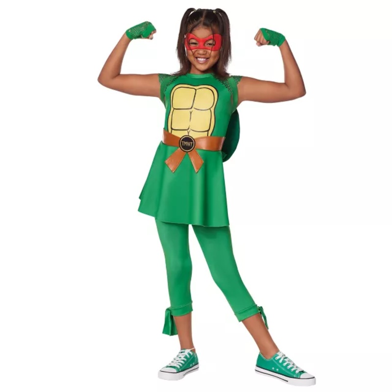 Kids Teenage Mutant Ninja Turtles Dress GREEN CHILD SMALL