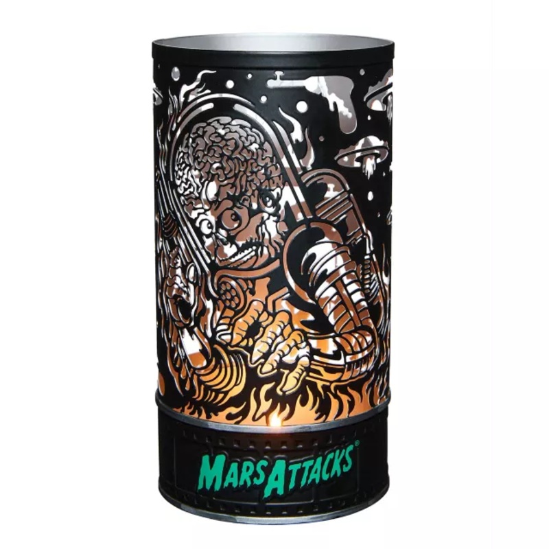 Mars Attacks Tea Light Candle Holder BLACK / MULTI