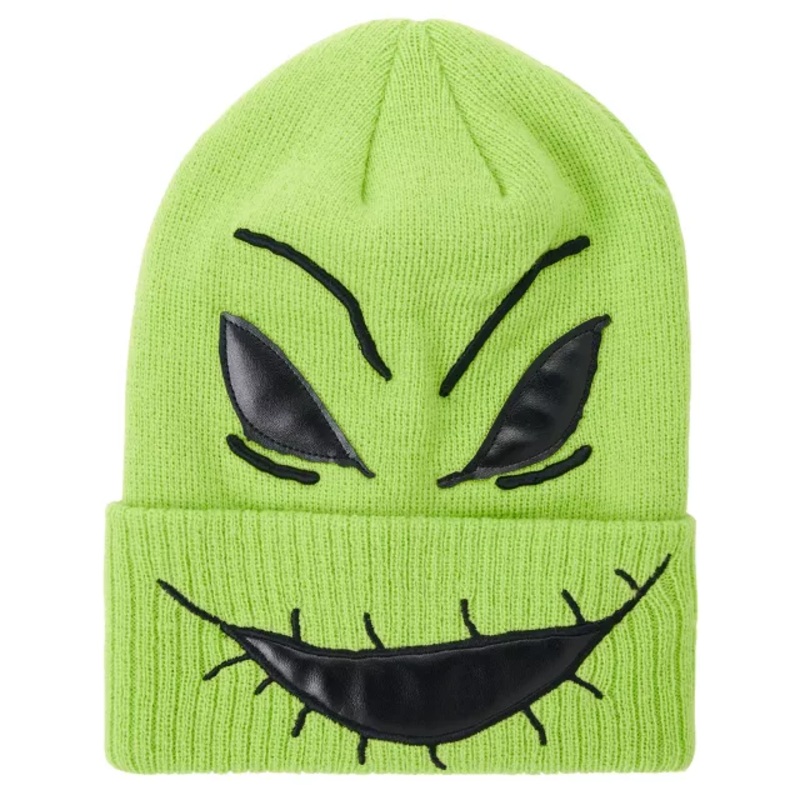 Oogie Boogie Cuff Beanie Hat - The Nightmare Before Christmas GREEN ONE SIZE FITS MOST