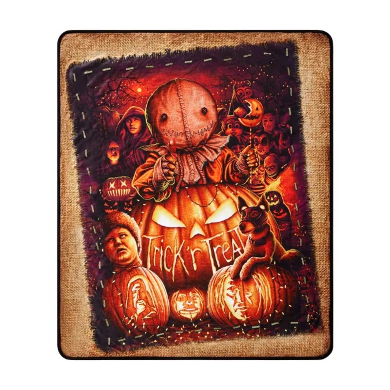 Sam Trick 'r Treat Group Fleece Blanket MULTI-COLOR