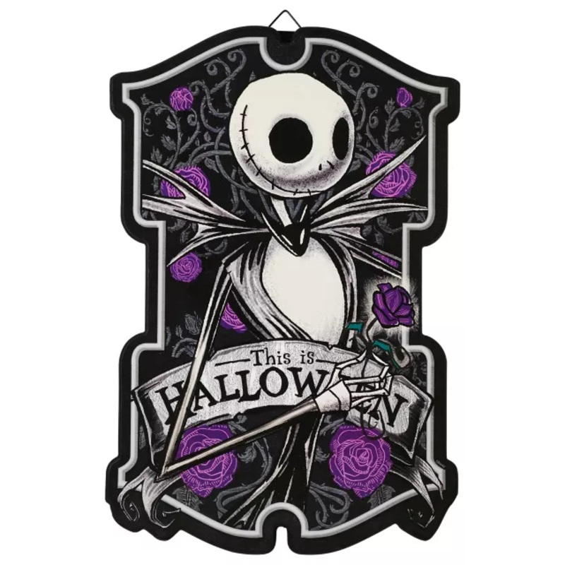 This Is Halloween Rose Sign - The Nightmare Before Christmas MULTI-COLOR ONE SIZE FITS MOST