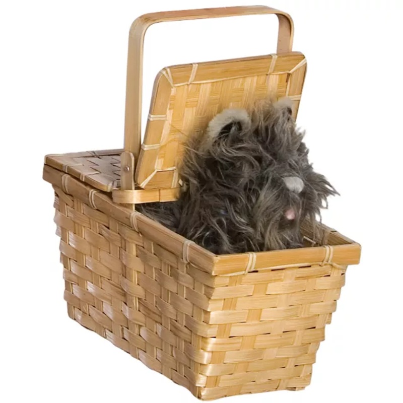 Toto in a Basket - The Wizard of Oz BROWN ONE SIZE FITS MOST