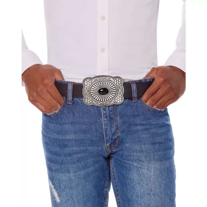 Western Belt Buckle BLACK