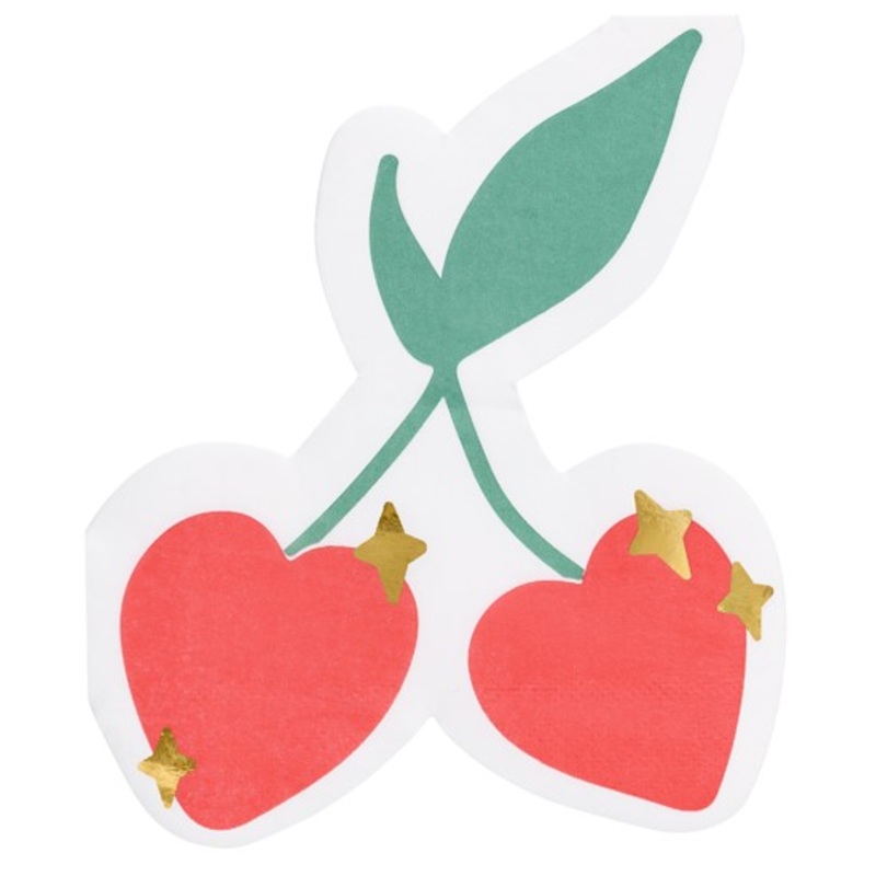 20 Cherryheart napkins