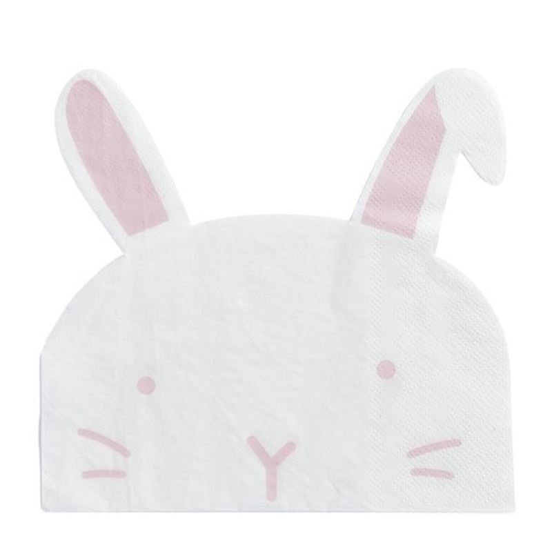 20 Easter bunny floppy ear napkins