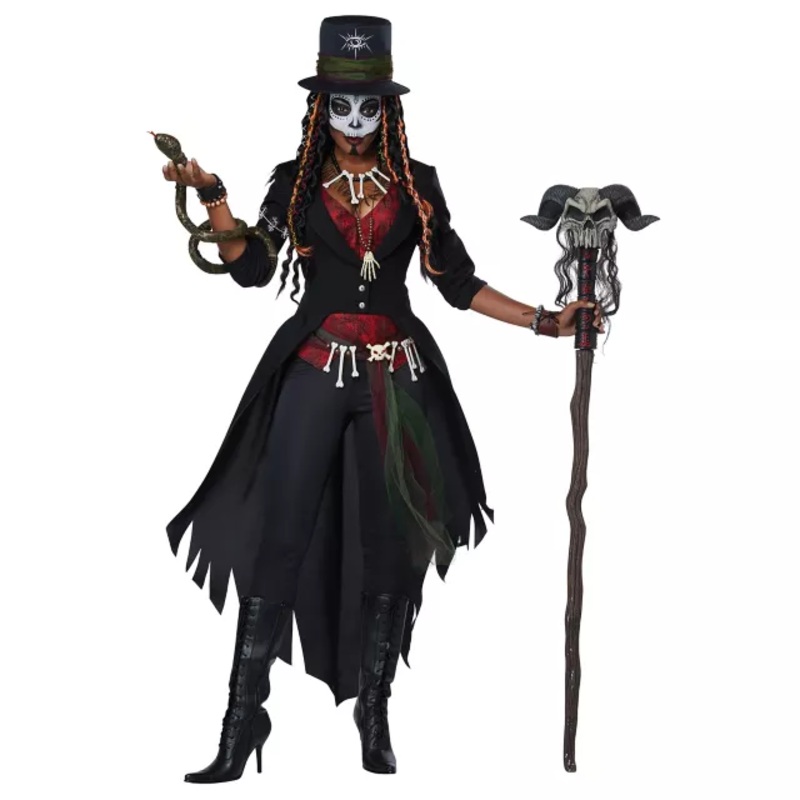 Adult Magic Voodoo Costume BLACK ADULT SMALL