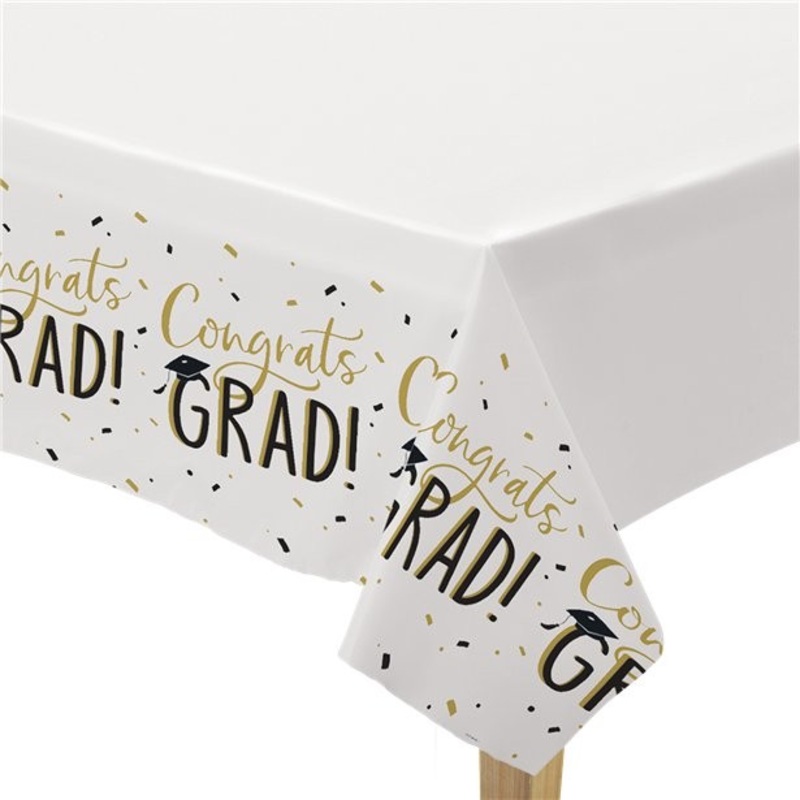 Congrats grade paper tablecloth