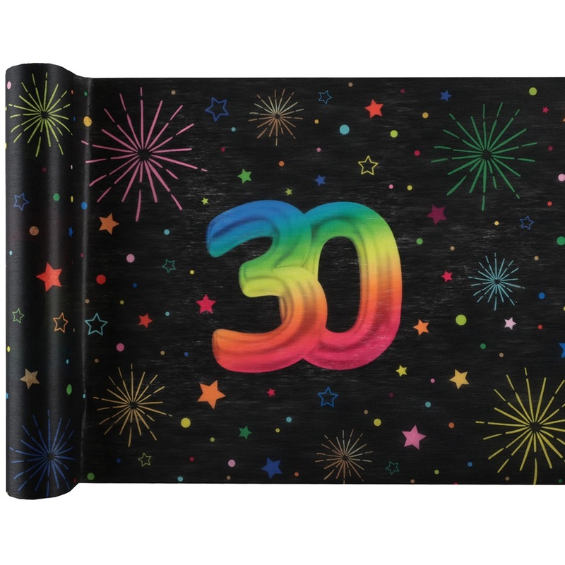 Number 30 Festicolor table runner 3m x 30cm