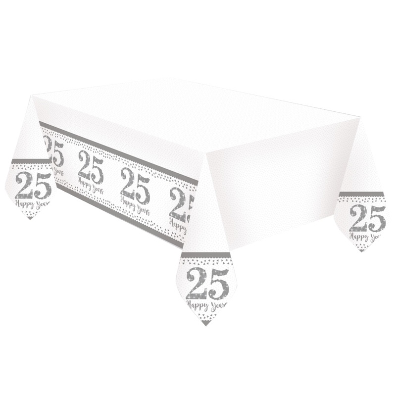 Sparkling 25 Years tablecloth