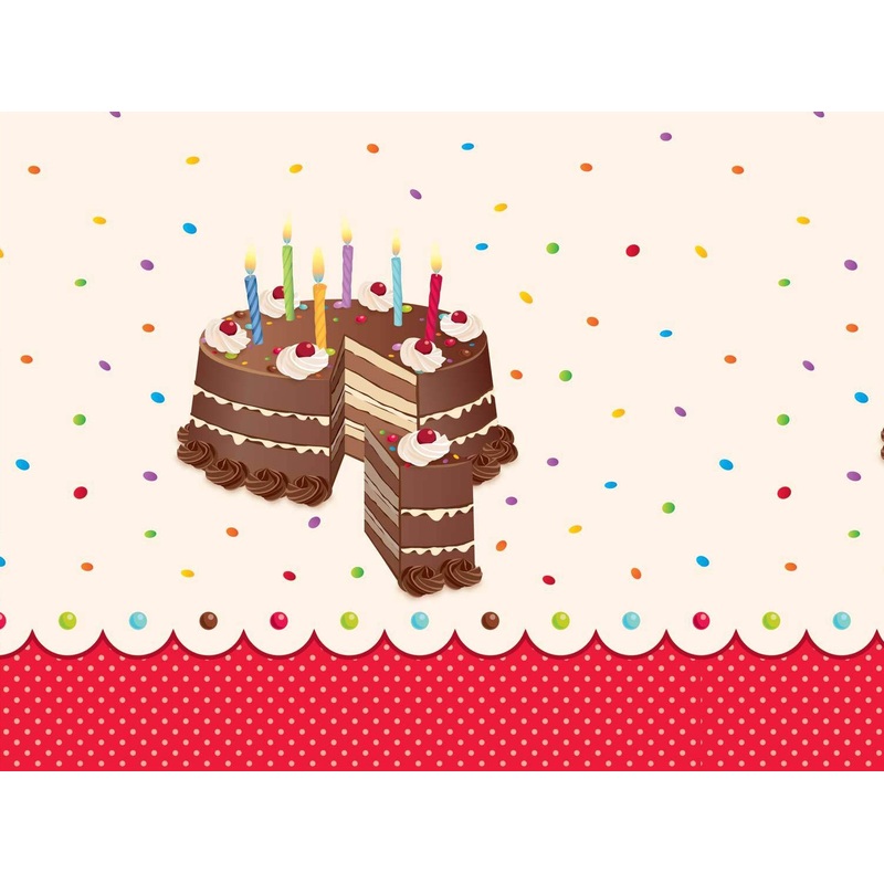 Sugar Birthday tablecloth 1.8 x 1.2m