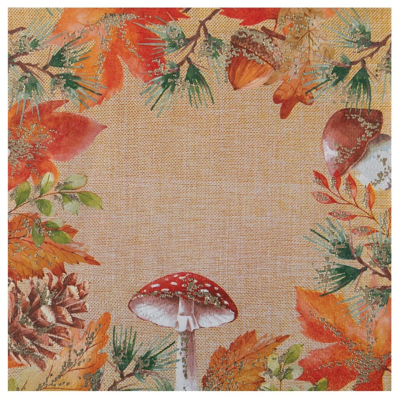 10 napkins autumn 33 x 33cm