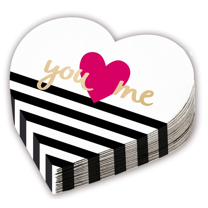 12 Little love napkins 32cm
