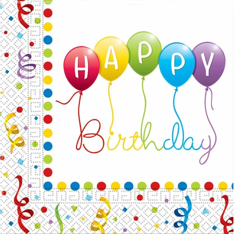 20 party madness napkins 33cm