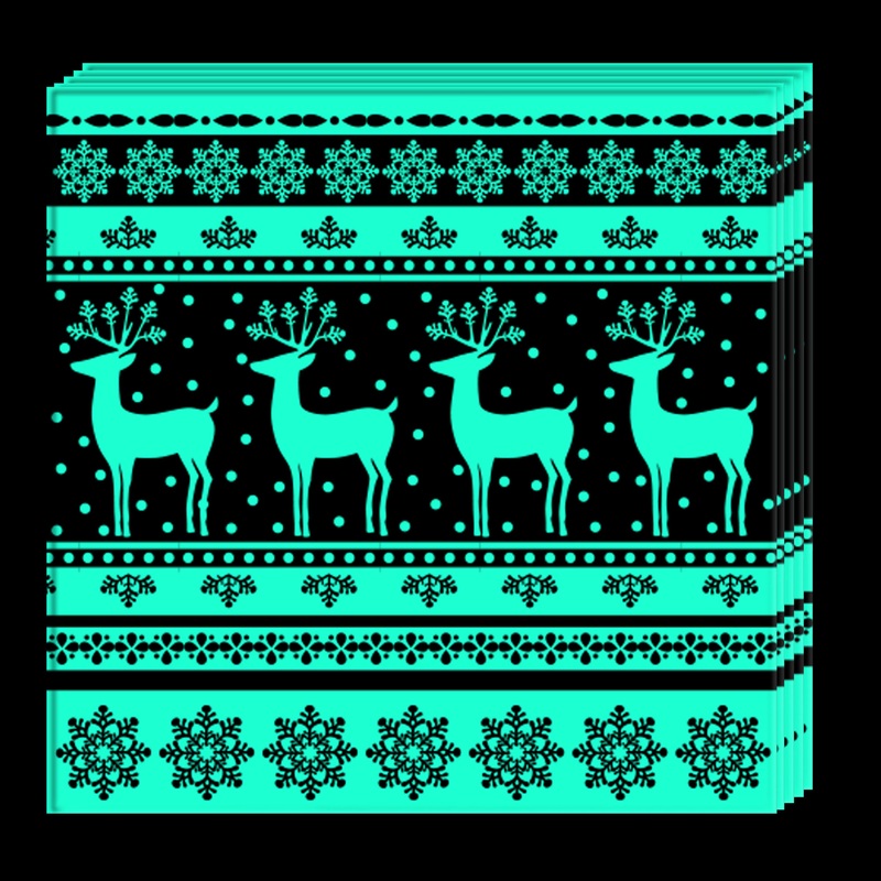 20 reindeer love paper napkins 33x33cm