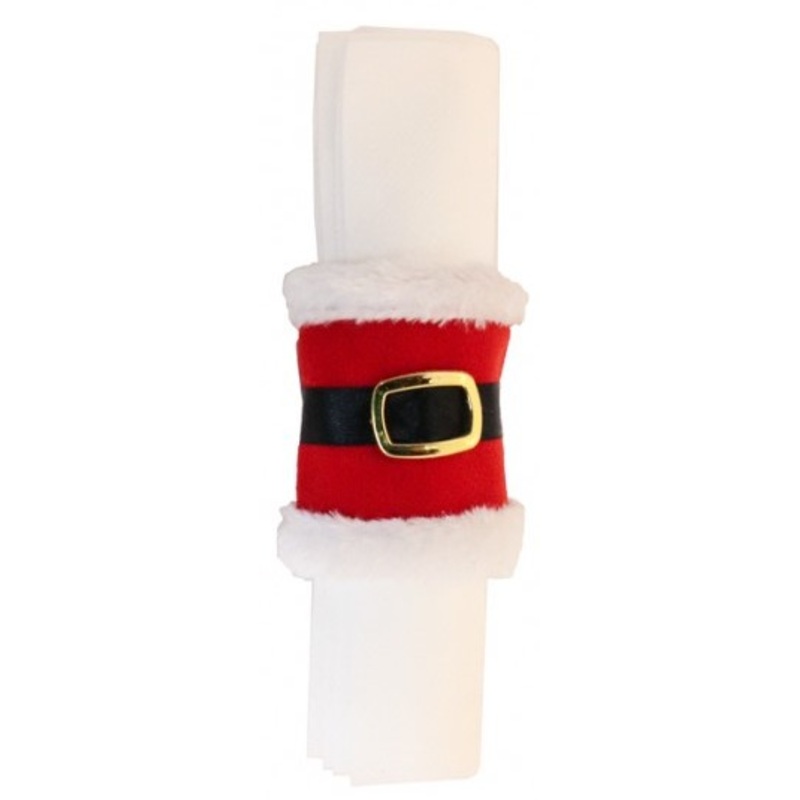 4 Santa Claus napkin rings
