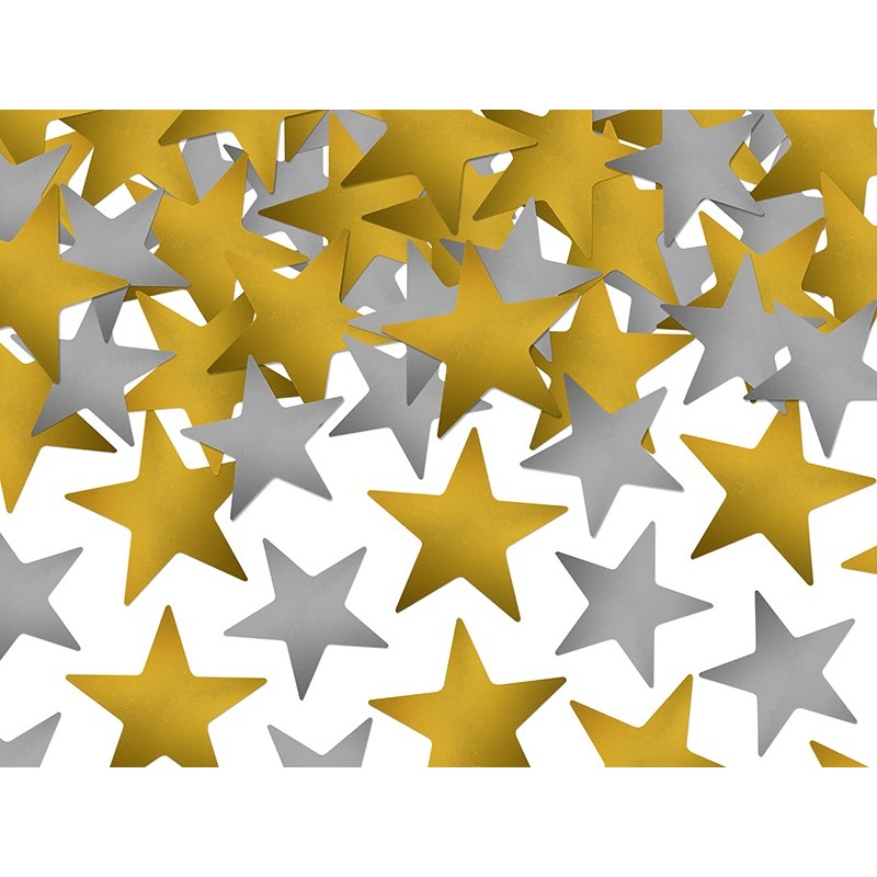 7g scattered decoration stars metallic