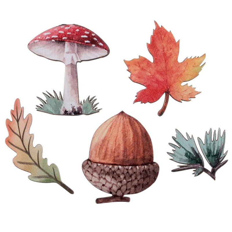 Autumn scatter decoration 10 pieces