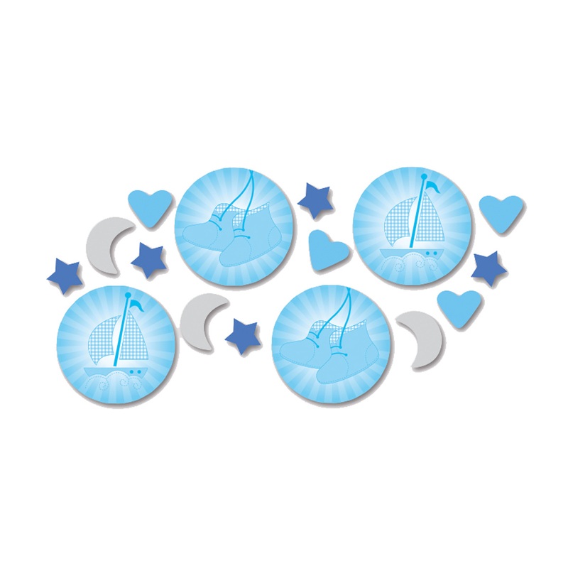 Blue baptism blessing sprinkle decoration 14g