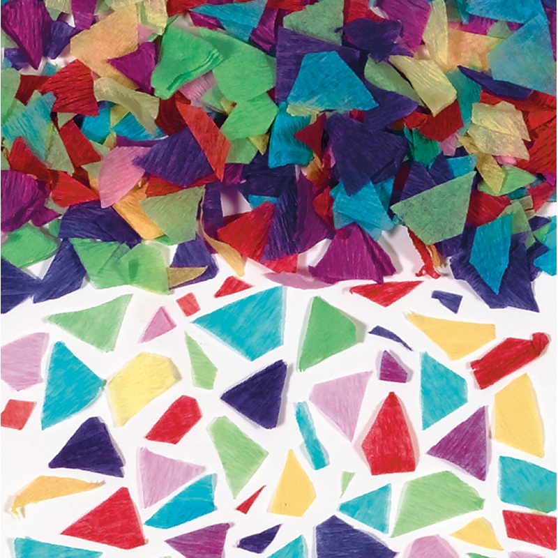Colorful tissue paper confetti