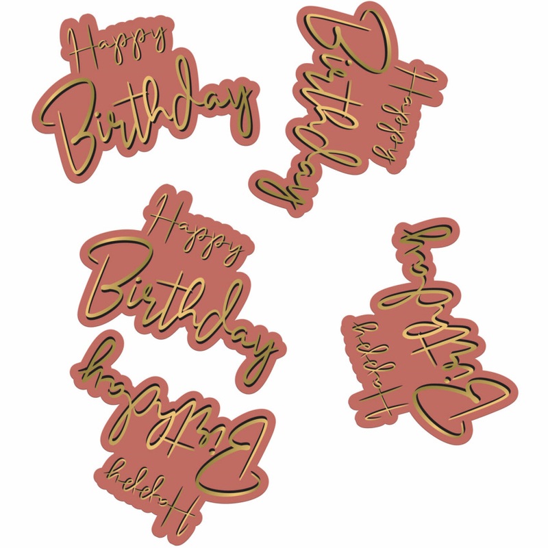 Golden Dusk confetti 45 pieces
