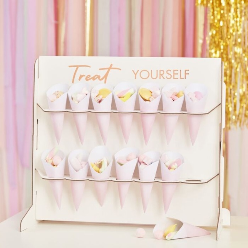 Pink ombr snack stand