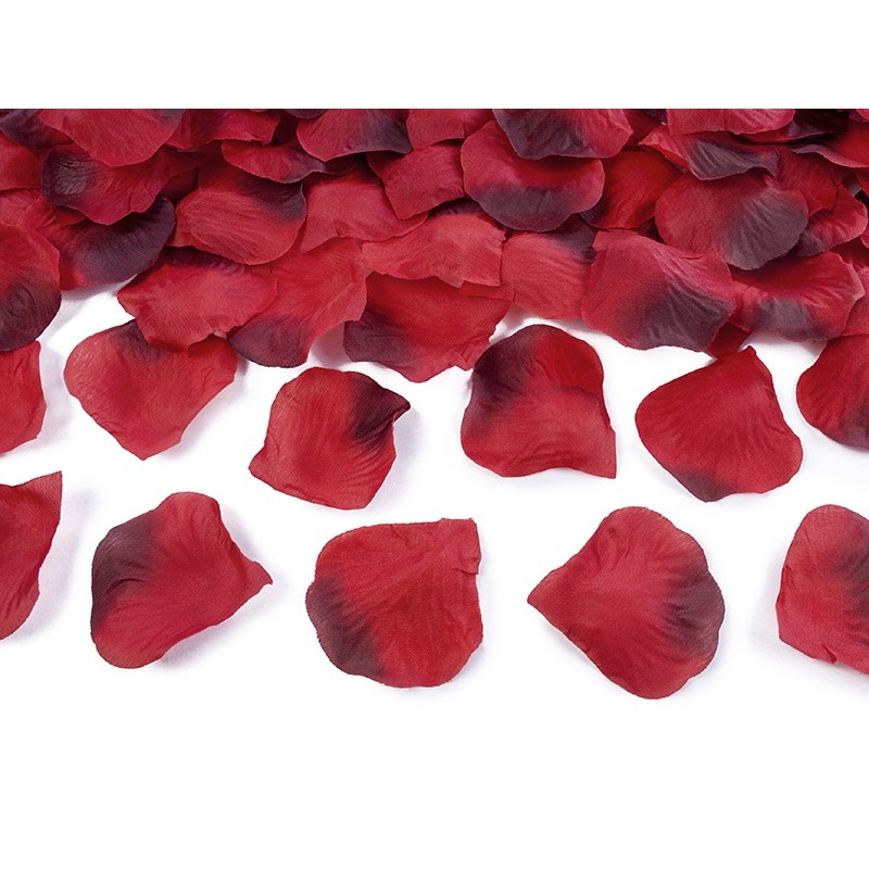 Rose petals Amour wine red