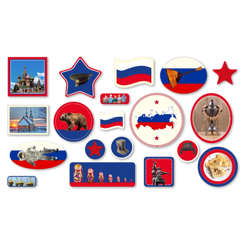 Russia XXL sprinkle decoration 57 pieces