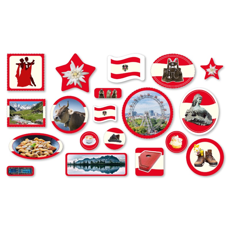 Austria XXL Streudeko 57 pieces