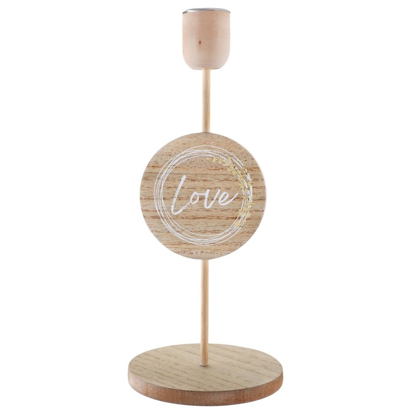 Candlestick Natural Wedding 23.5cm