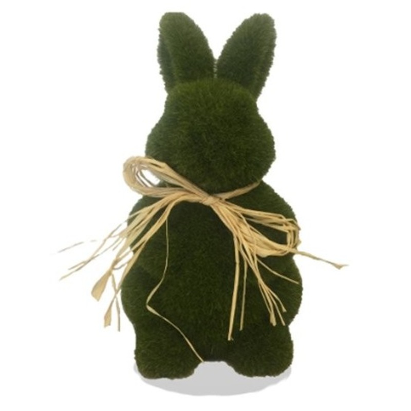 Easter bunny moss figure 11 x 8cm