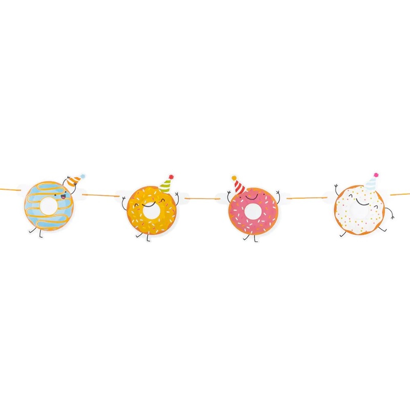 Happy Donut garland 3m