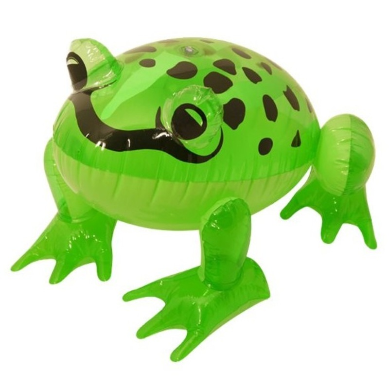 Inflatable frog Freddy 39cm