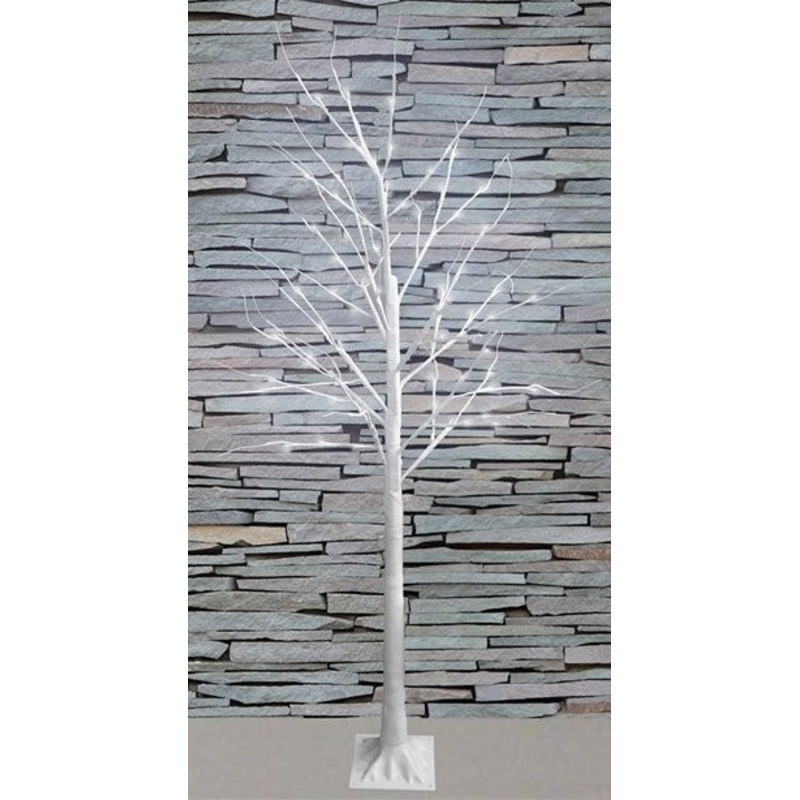 Luminous LED decorative birch tree