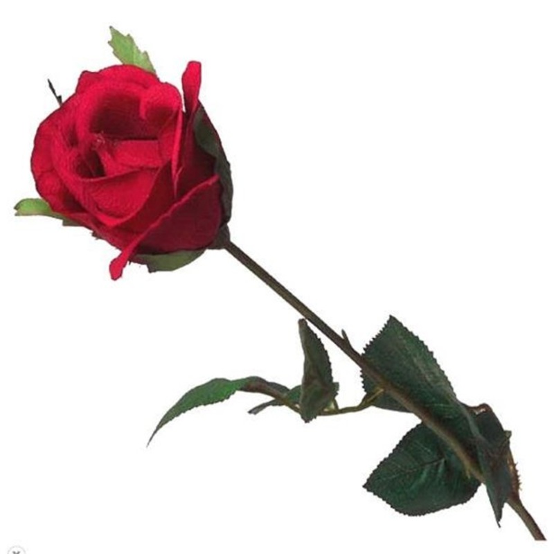Noble artificial red rose 59cm