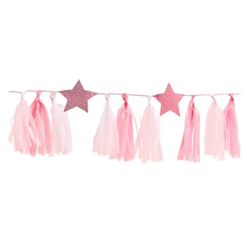 Pamper Party tassel garland 2m