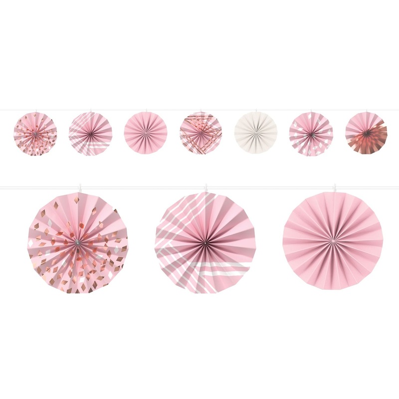 Rosy Dreams paper rosette garland