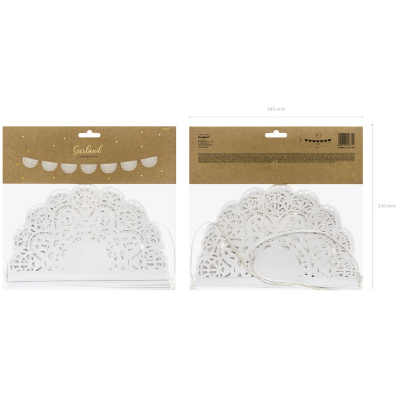Vintage lace garland 1.83m